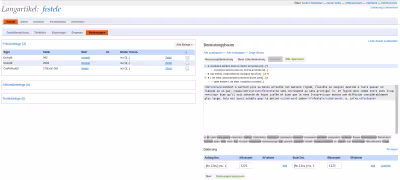 A user interface for the DEAF-DWS article editing system
