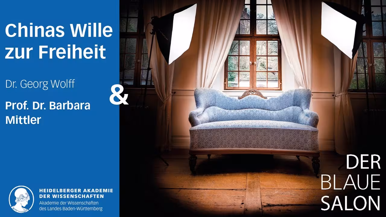 China's desire for freedom | Sinologist Barbara Mittler in the Blue Salon