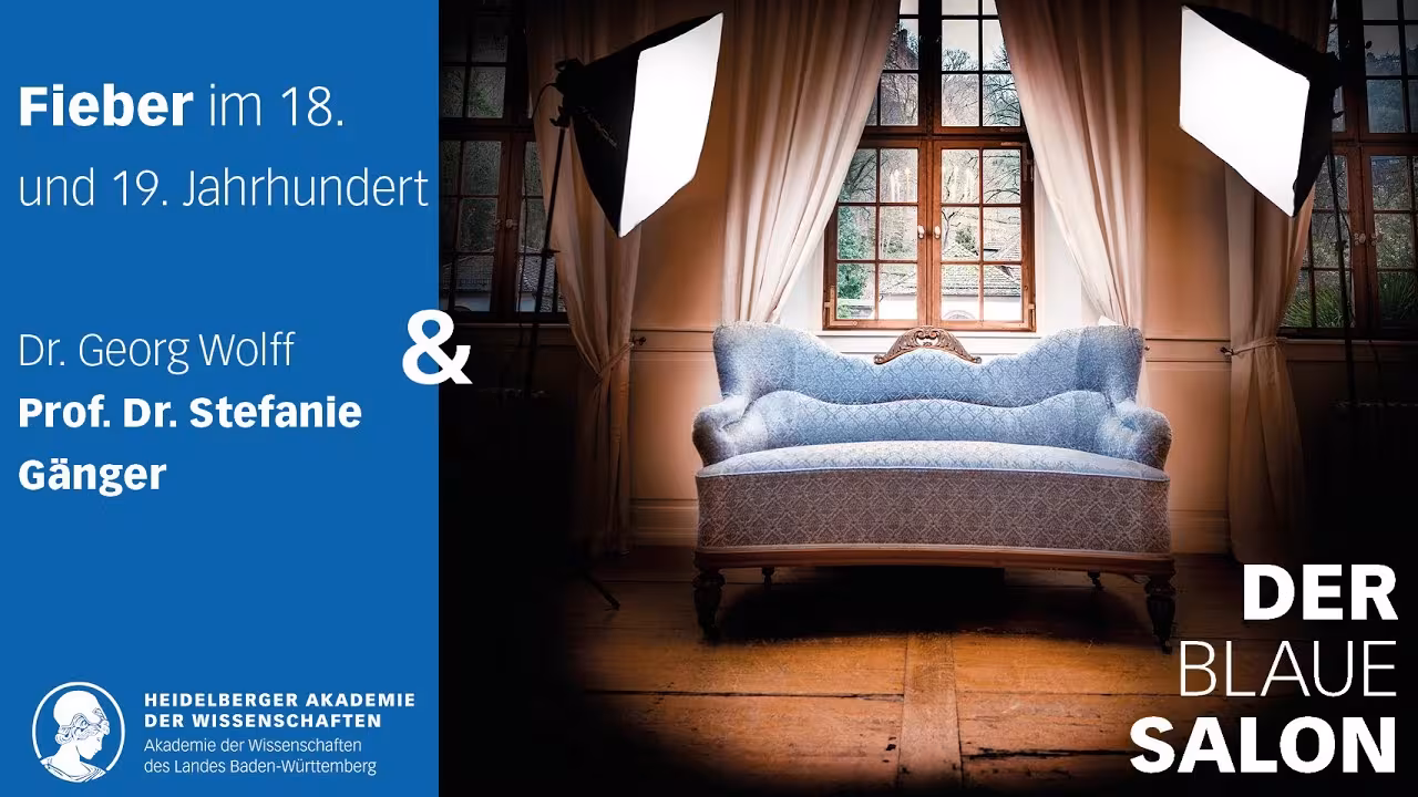 "No affliction claims more lives than fever." Historian Stefanie Gänger in the Blue Salon