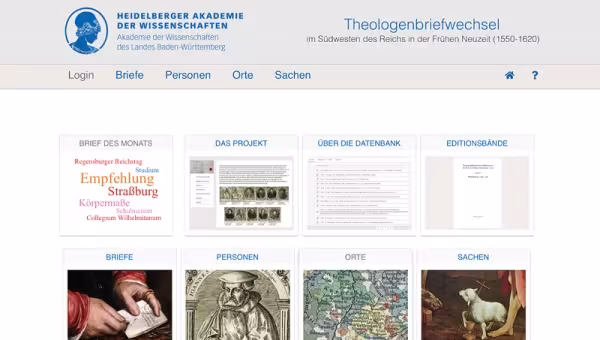 Theologenbriefwechsel in der Frühen Neuzeit