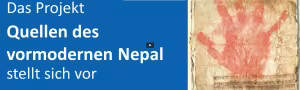 DE Short profile | Presentation "Religious and legal historical sources of pre-modern Nepal" 