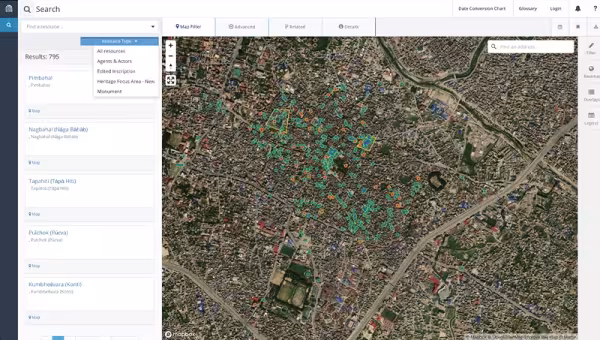 Digitales Archiv für nepalesische Architektur, Denkmäler und Objekte